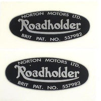 2 Norton Roadholder Fork Decal transfer DRY FIX Dominator NM25117 06-7908