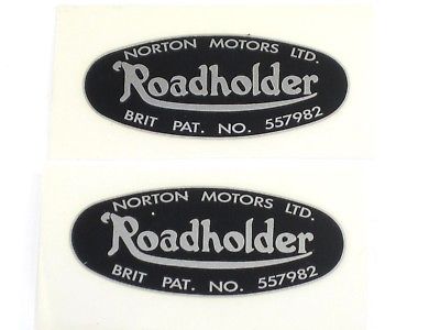 2 Norton Roadholder Fork Decal transfer DRY FIX Dominator NM25117 06-7908
