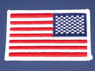 United States of America Flag Reverse embroidered Patch American Red White Blue