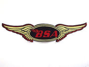 BSA Wings embroidered Patch motorcycle logo Made in England jacket back patch