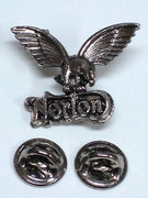 Norton eagle pin chrome badge Vintage Motorcycle UK flying freedom eagle