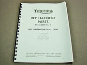 Triumph 6T TR6 T120 Replacement Parts Catalogue No2 manual book 1964 650 99-0821