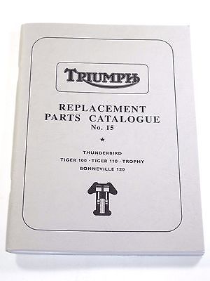 Triumph parts book 1959 500 650 UK Made