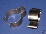 Triumph Norton handlebar clips Stainless Steel 97-4112 for 7/8" bars UK MADE