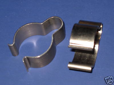 Triumph Norton handlebar clips Stainless Steel 97-4112 for 7/8