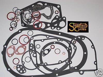 Triumph 500 unit twin complete gasket set kit 59 to 62