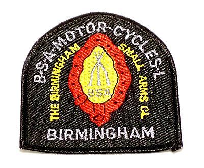 British Stacked Arms Patch rifles embroidered BSA motorcycles Made