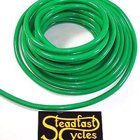 3' foot piece of 3/16" ID 100% green polyurethane fuel line hose tube motorcycle