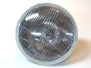 7" headlight glass with H4 halogen bulb 12 volt 35/35 Watt motorcycle head lamp