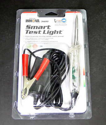 Smart Test Light check voltage tester ground test leads motorcycles autos