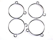 4 each Triumph gaiter clips 97-2083 stainless steel clamp set T120 TR6