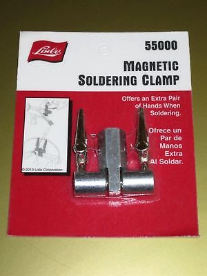 Lisle magnetic soldering clamp control cable making solder tool