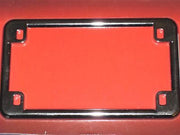 Steel License plate frame motorcycle chrome bracket universal Triumph Norton