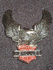 HERCULES cycles vintage motorcycle hat pin eagle badge