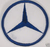 Mercedes Benz vintage round patch embroided blue white German auto