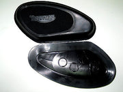 TRIUMPH tank rubber knee pads UK Made 82-1605/6 kneepads 82-1606 82-1605