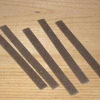 5 Flex files contact burnishing course cleaning .025 thick points file 120 grit