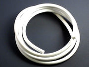 6' piece of white spark plug wire 7mm copper core silicone outer 