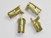 4 each Brass spark plug wire terminal high tension connector ignition coil