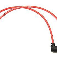 Red resistive 24" spark plug wires cables For Triumph T140 electronic ignition 