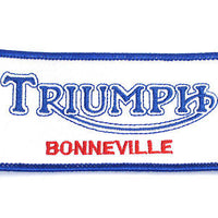 Triumph Bonneville rectangle patch jacket badge Bonneville T120 Made in England