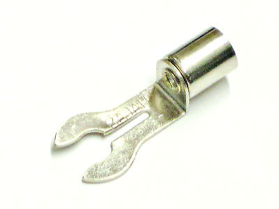 Forked Rajah Type Thrust Spark Plug Terminal 7mm 