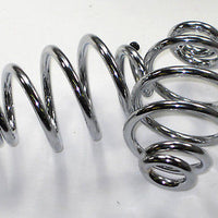 3" Chrome Seat Spring Springs Set Triumph Norton BSA Tapered Motorcycle