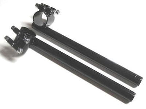 Clip-Ons 33mm Cafe Racer Triumph Norton BSA black clipon handlebars motorcycle