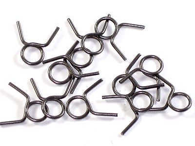 12 each Fuel line clips 5/16" OD Motorcycle hose tube clamps spring clamp clip