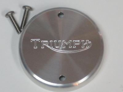 TRIUMPH custom deep points cover aluminum w logo 500 650 750 T120 TR6 T140 TR7