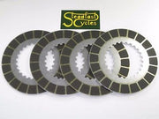 Norton Commando 750 4 light alloy clutch friction plates .145" Barnett aluminum
