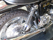 Hagon Shocks Slimline Chrome SOFT LIGHT Spring Norton Commando MKI MKII 750 850