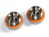 2 Screw plug & washer Amal concentric float bowl 622/155 622/151 chrome