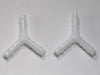 2 set 1/4" Fuel Y white polyurethane gas barb motorcycle automotive scooter *