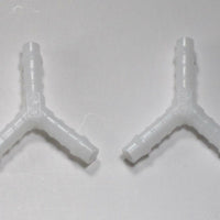 2 set 1/4" Fuel Y white polyurethane gas barb motorcycle automotive scooter *