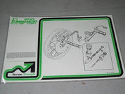 Norton laminated poster Electric Start 850 rear wheel disc brake exploded view