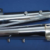 Triumph fork headlight ears shroud 97-4480  97-4481 T140 750 chrome shrouds 
