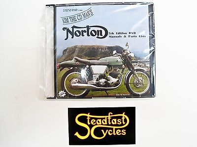 Norton The 5th edition Manual & Parts List  DVD