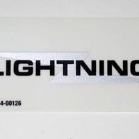 BSA Lightning sidecover decal silver and black bolt 650 vinyl