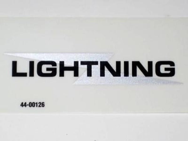 BSA Lightning sidecover decal silver and black bolt 650 vinyl