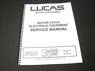 Lucas Service Manual motorcycle electrical equipment Triumph Norton BSA book
