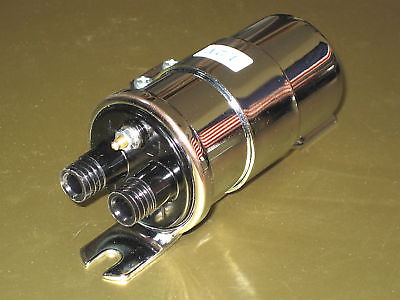 Dual lead chrome 12 volt motorcycle ignition coil NEW chopper bobber Triumph BSA