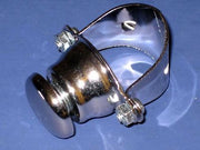 Horn switch button Yamaha Honda 7/8" chrome handlebar mount cafe Racer