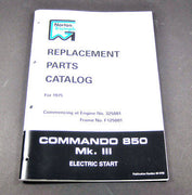 Norton Commando book spares MKIII 1975 850 Replacement Parts Catalog 00-5756 UK