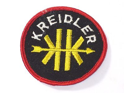 Kreidler Motorcycles embroidered vintage NOS 1970s round patch badge