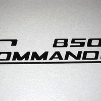 Norton 850 Commando side cover decal black 1974 1975