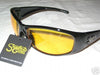 Steadfast Cycles sun glasses night riding yellow tinted lens sunglasses lenses