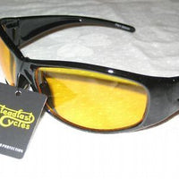 Steadfast Cycles sun glasses night riding yellow tinted lens sunglasses lenses