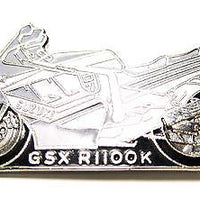 Suzuki motorcycle lapel pin GSX R1100K hat badge superbike