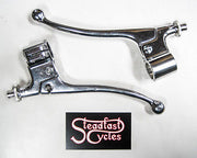 Brake Clutch lever set ALLOY Triumph Norton BSA 60's Amal style aluminum levers